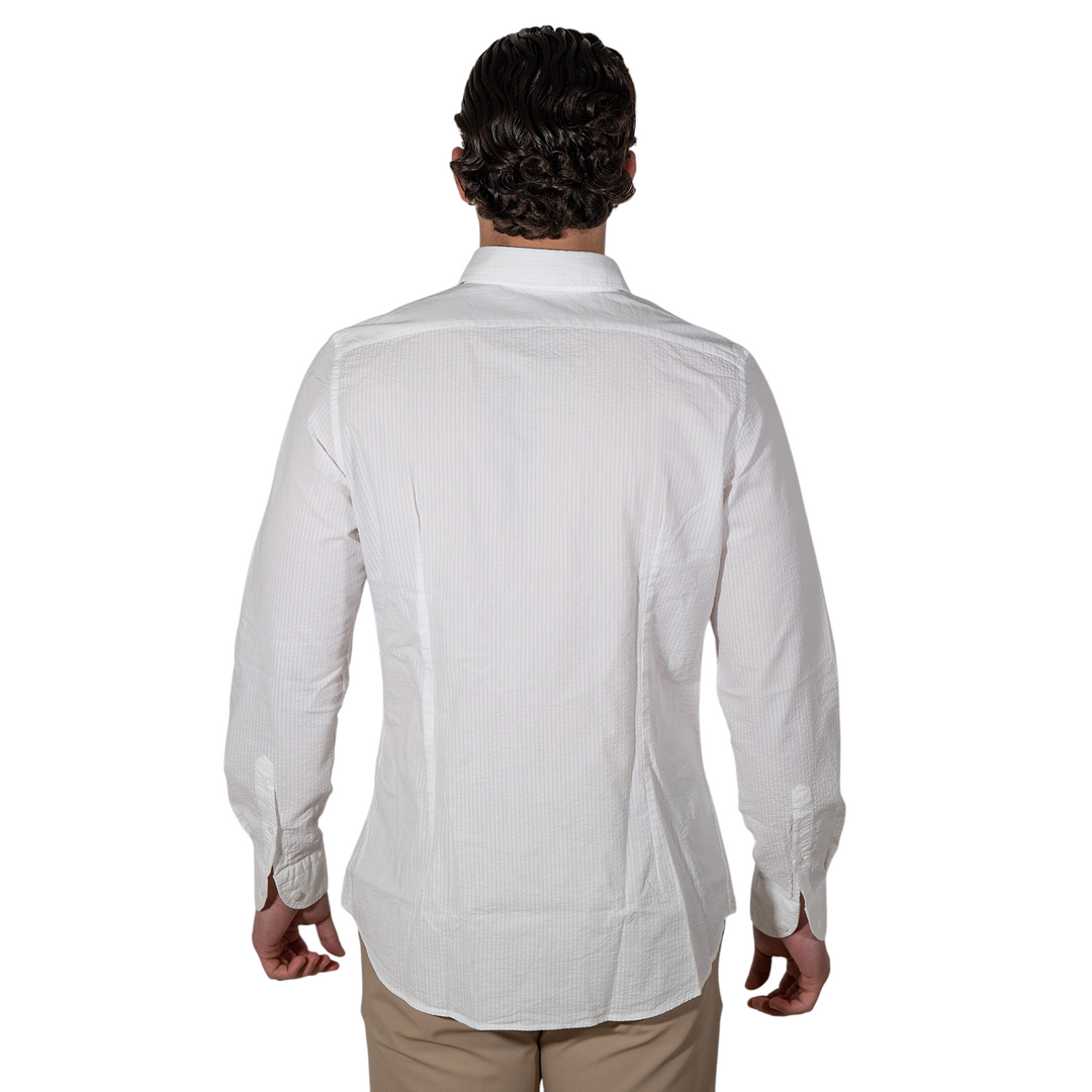 Camicia M/L Collo Button Down Bianco