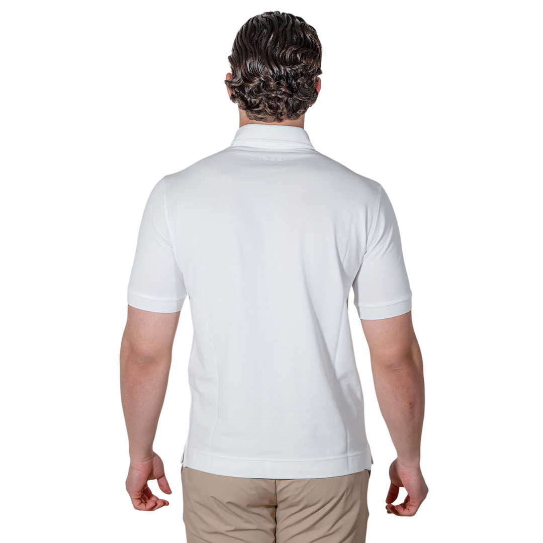 POLO PIQUET Bianco