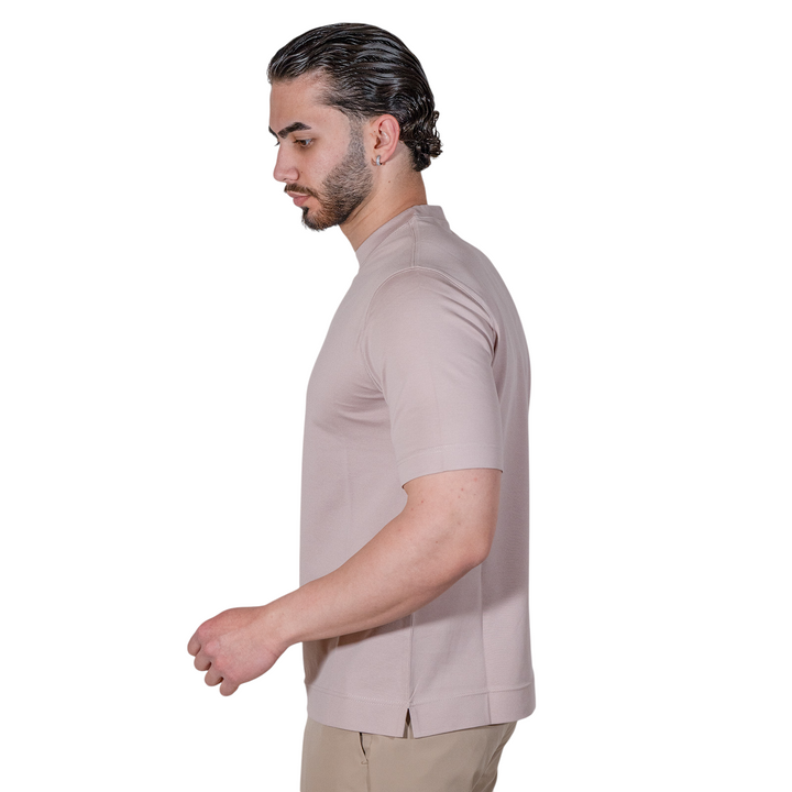 T-SHIRT PIQUET Rosa