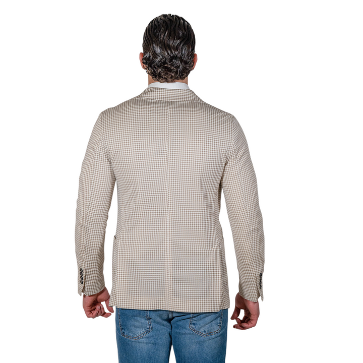 GIACCA PIED DE POULE Beige