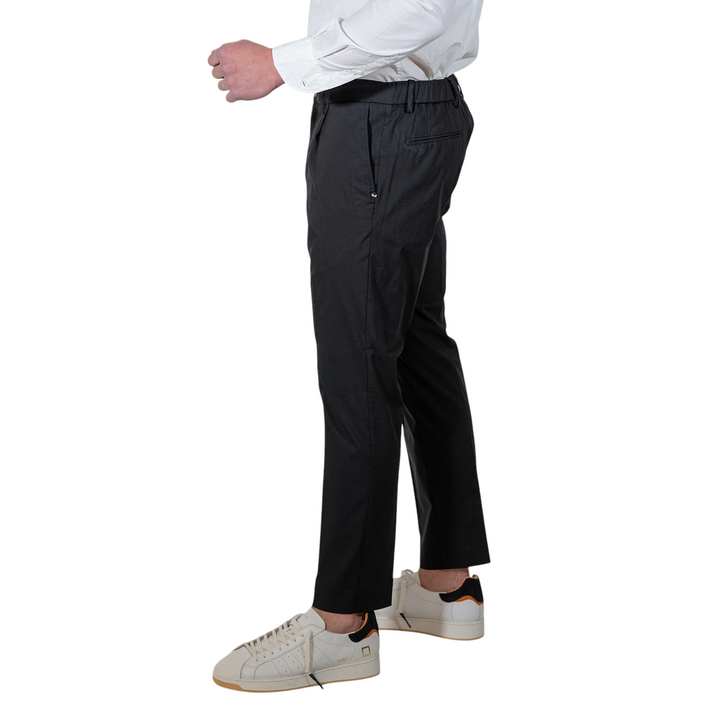 PANTALONE CON ELASTICO & PINCES Nero