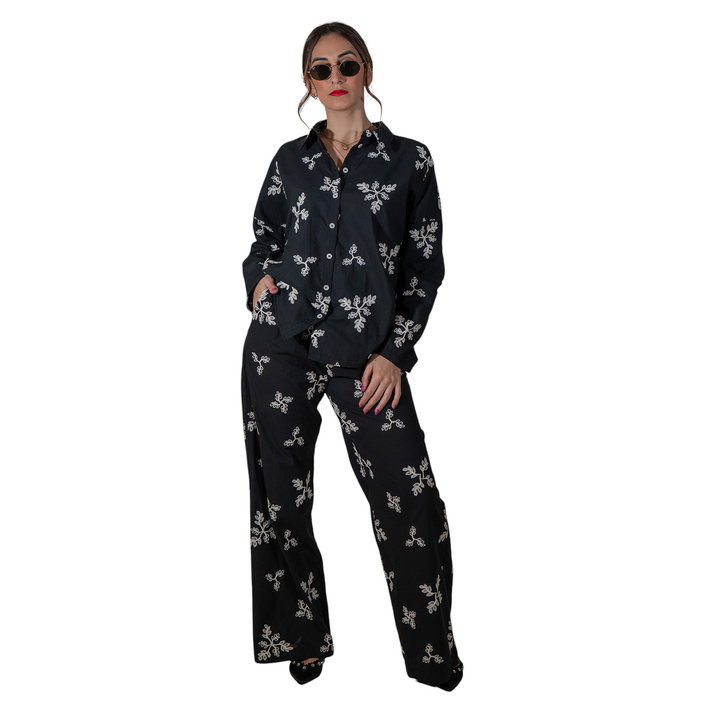 CAMICIA HAJAR FANT. NERO