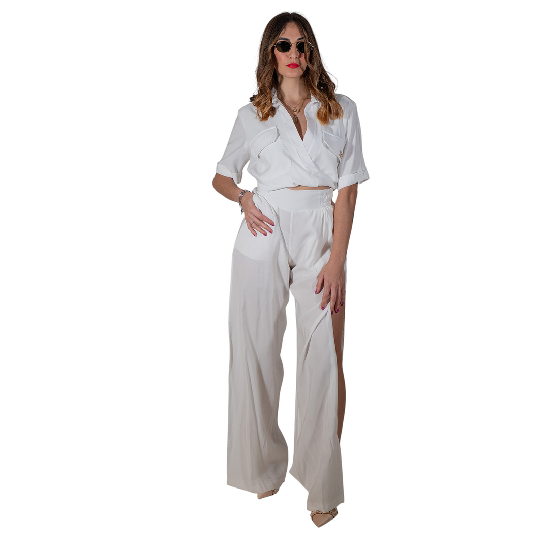 PANTAPALAZZO OFF WHITE