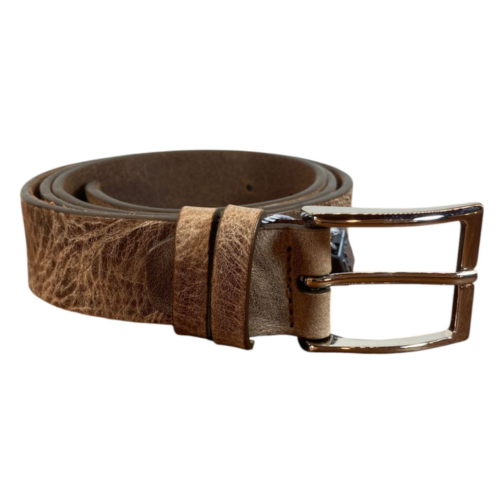 CINTURA CUOIO MARRONE VINTAGE
