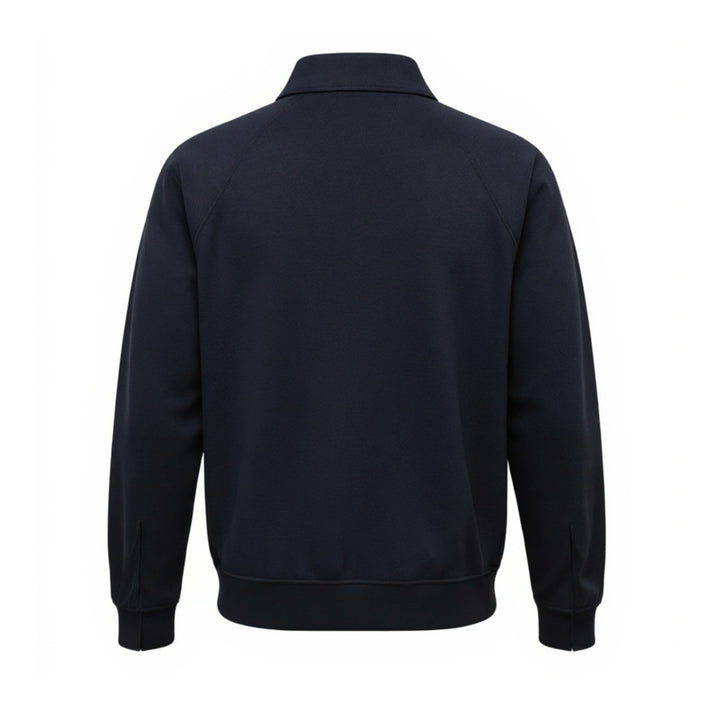 FELPA HALF ZIP LANA MARYLAND BLU