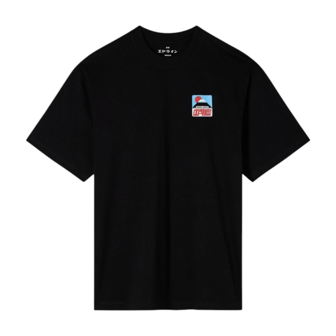 SUNSET ON FUJI SAN T-SHIRT BLACK