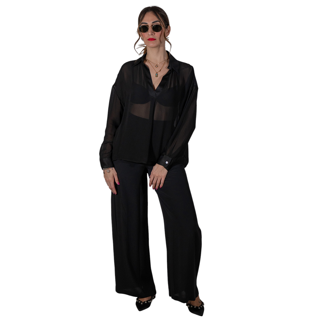 PANT. FASHION ICARO NERO
