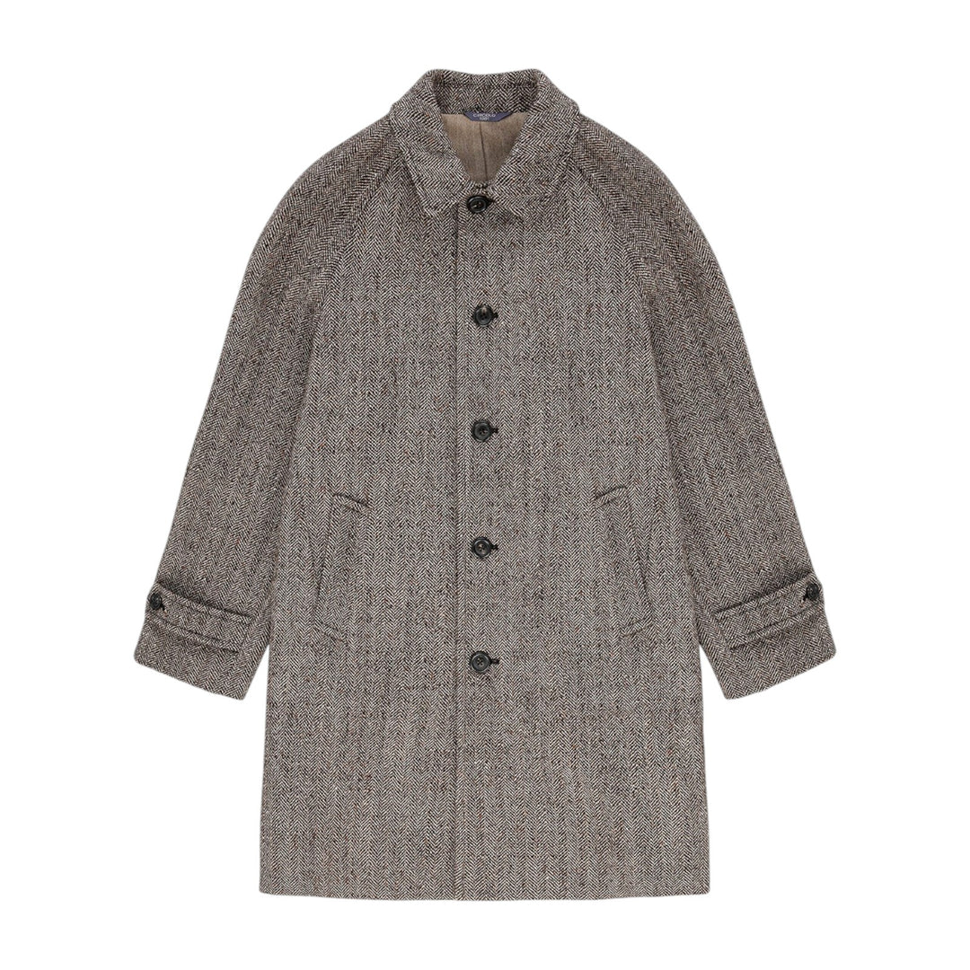 REGLAN COAT WOOL VIRGIN BARK