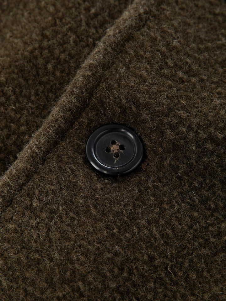 COAT G. DYED GREEN VIRGIN WOOL