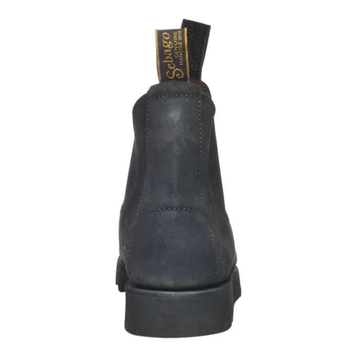 STIVALETTI SLIP ON PELLE SCAMOSCIATA NERO