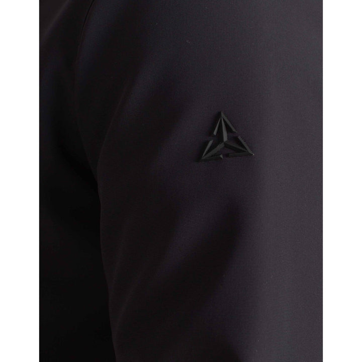 PARKA CAPPUCCIO TECHNICO FELPATO NERO