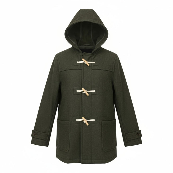 WOOL DUFFLE COAT STIRLING VERDE