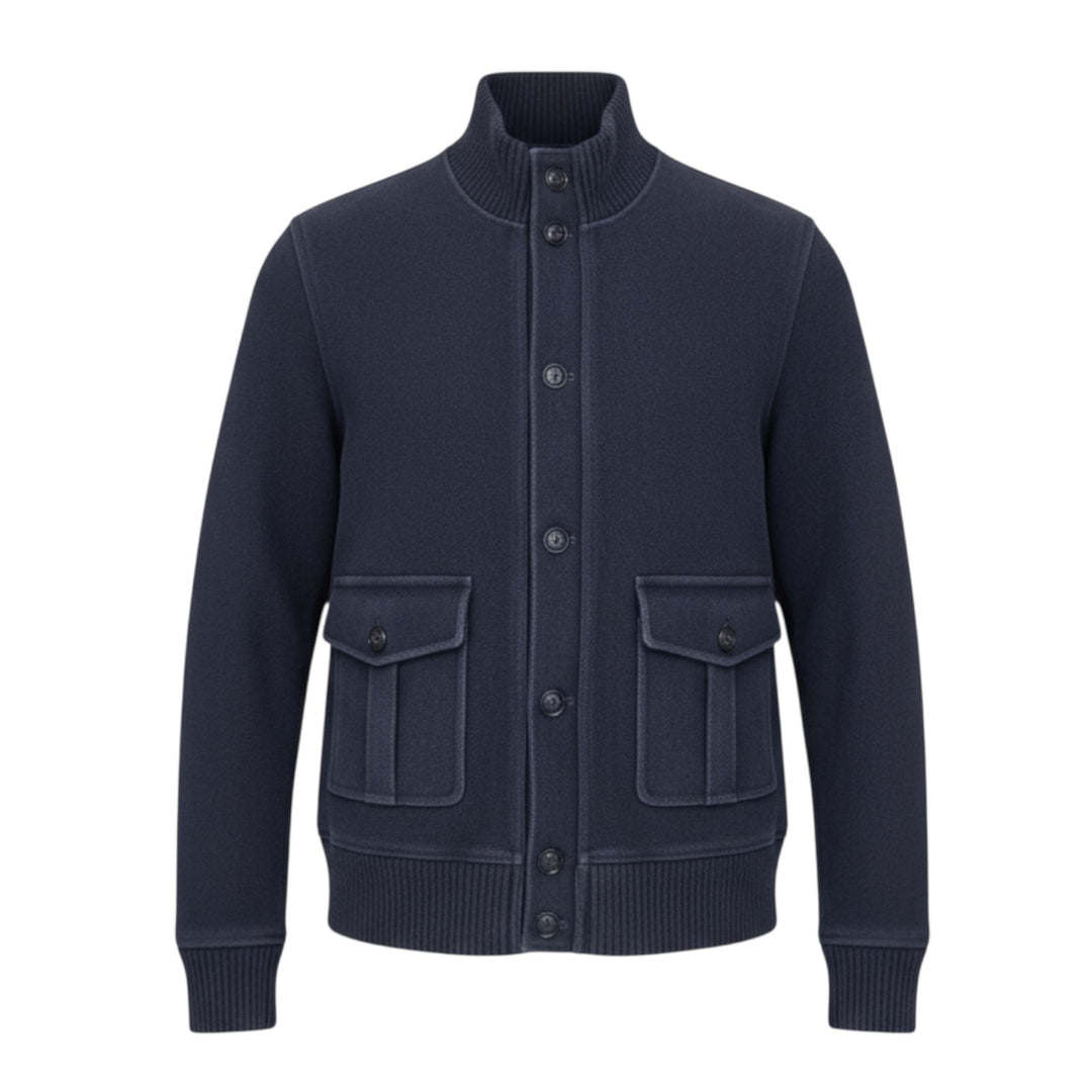 PILOT JG DYED BLUE VIRGIN WOOL
