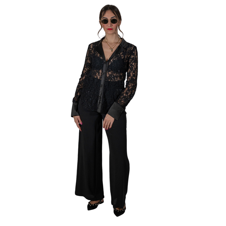 CAMICIA LAMAR NERA