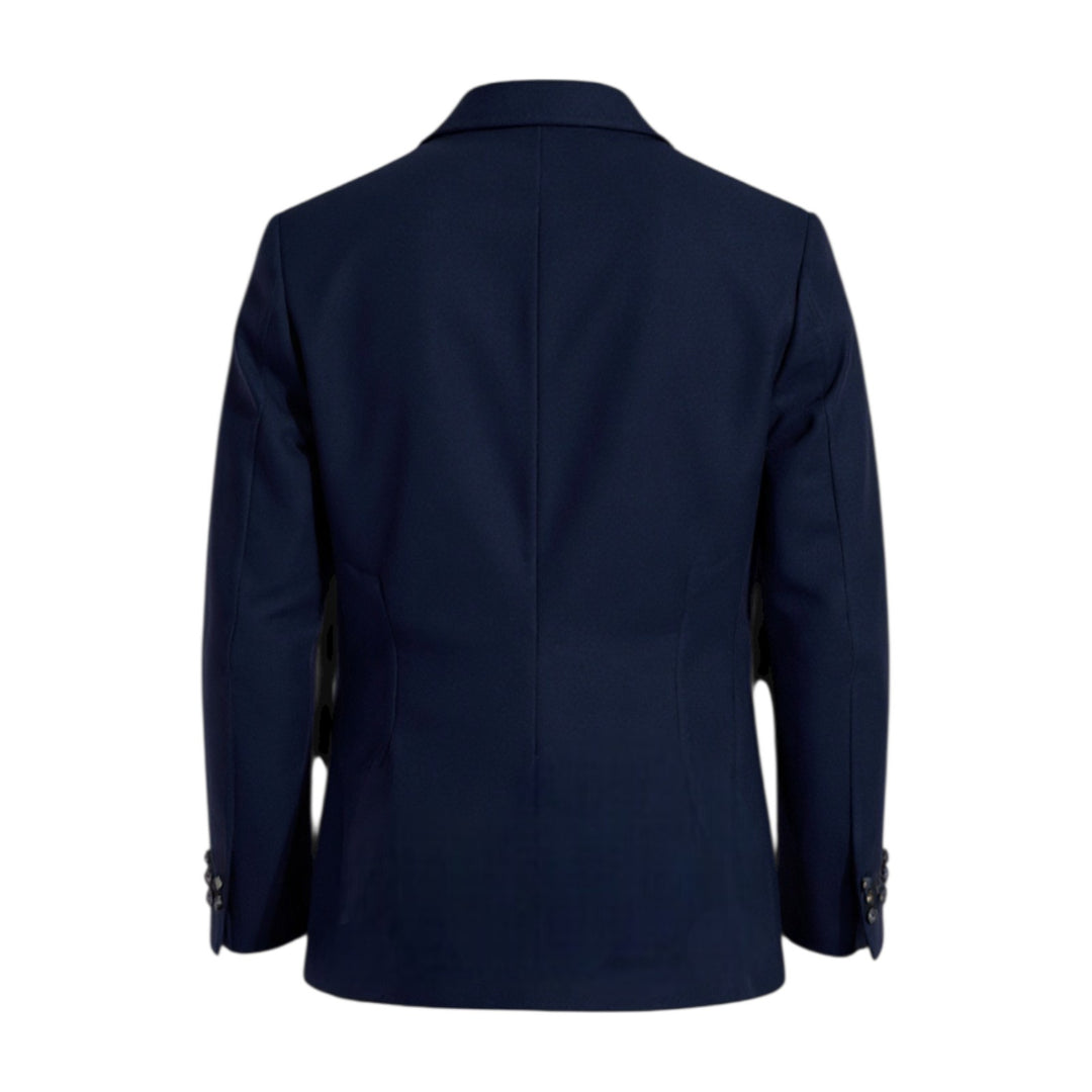 BLUE VIRGIN WOOL & CASHMERE BLAZER