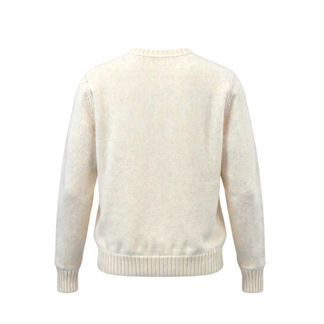 GIROCOLLO RICAMO COURMAYEUR PANNA