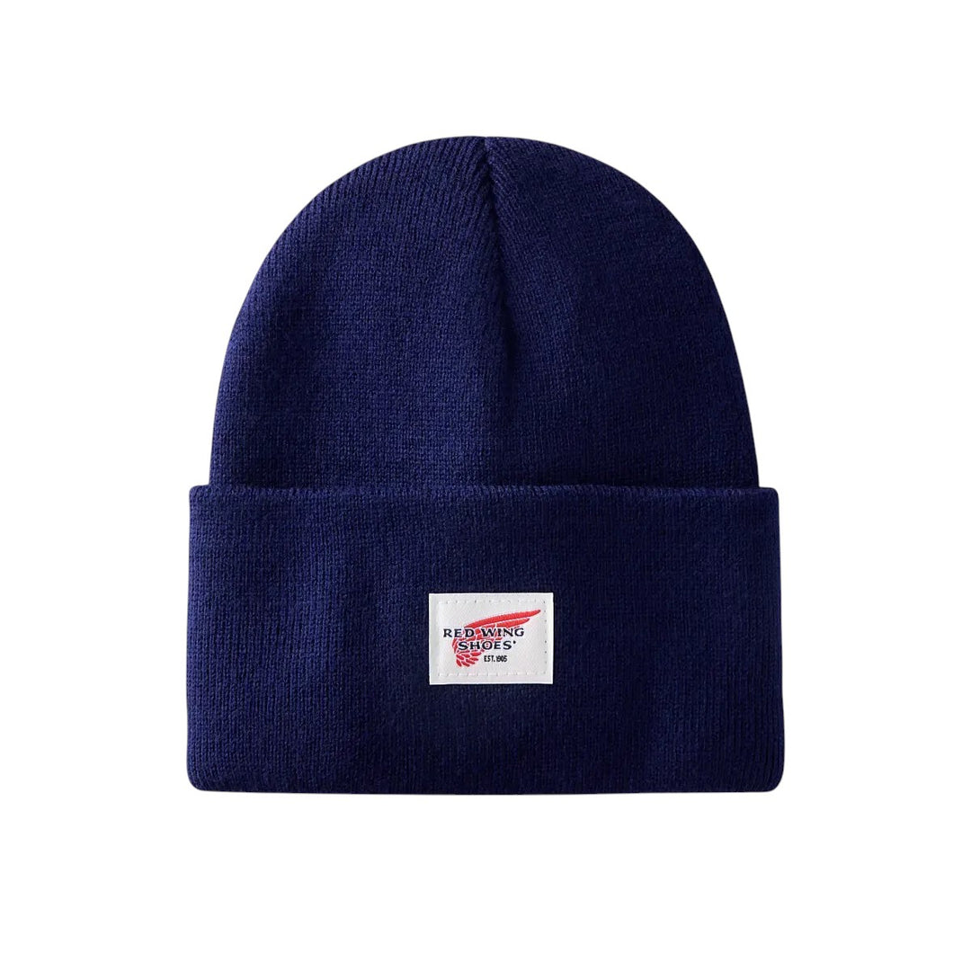 LOGO KNIT BEANIE NAVY