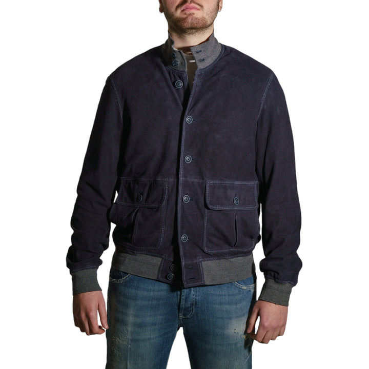 immagine-1-schott-bomber-valstar-in-pelle-scamosciata-blu-giacca-lc1003-blu