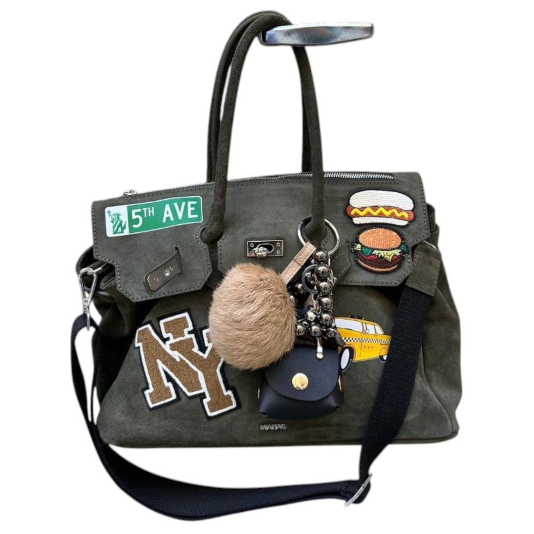 immagine-1-mia-bag-due-manici-patch-new-york-verde-borse-14831ny-army