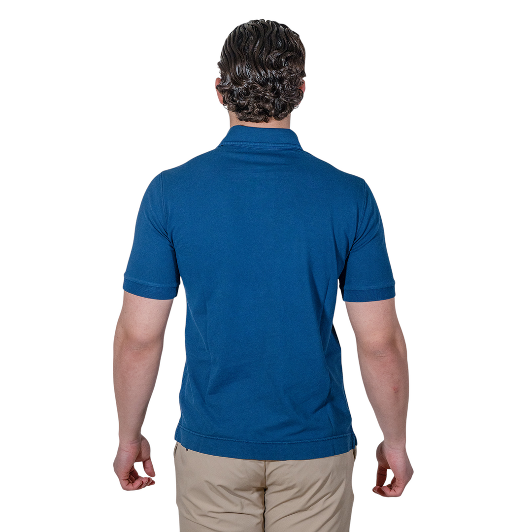 POLO PIQUET Blu