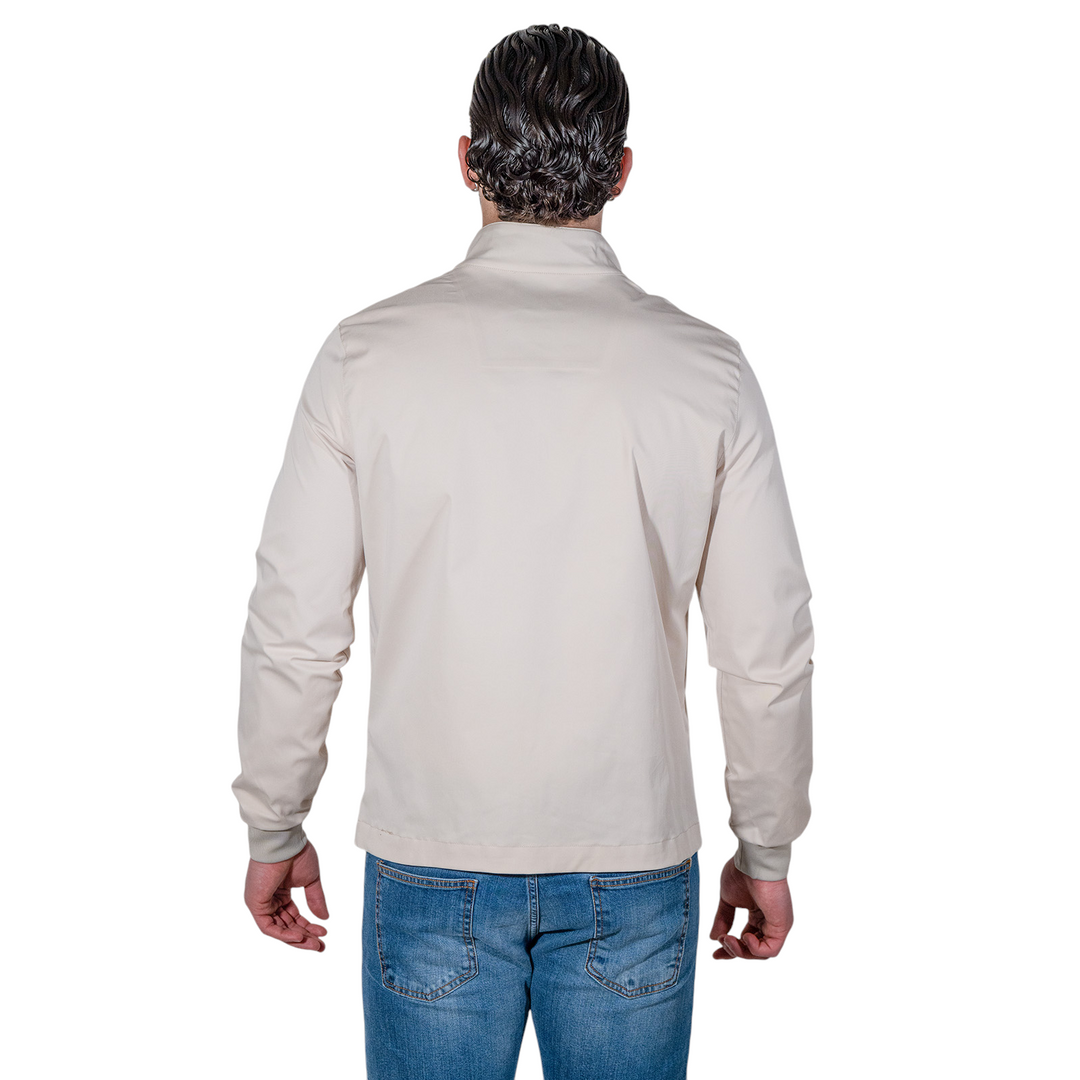 Jacket L/P Zip Technical Cotton Beige