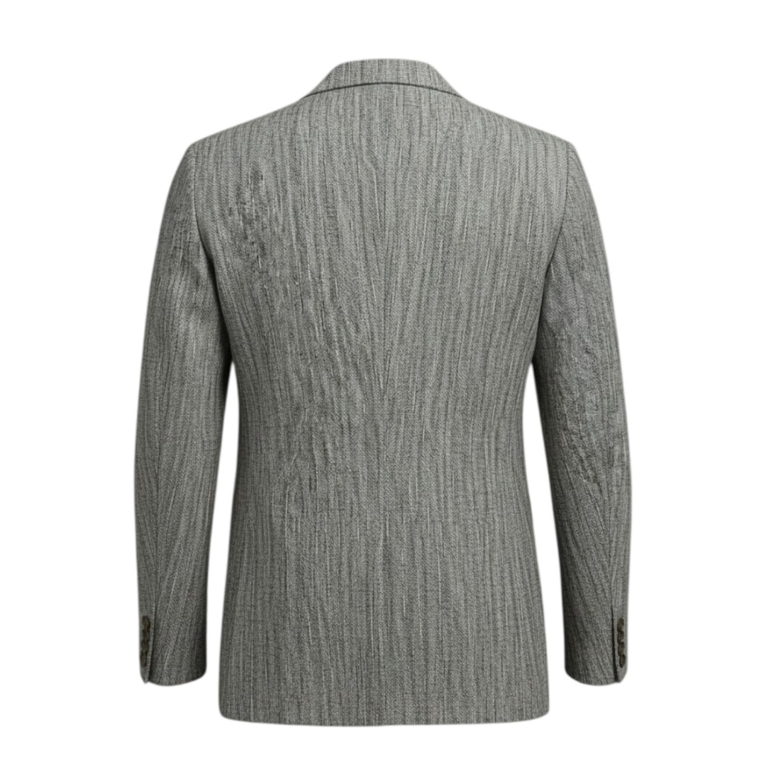 Blazer Special Print in Cotone Marrone