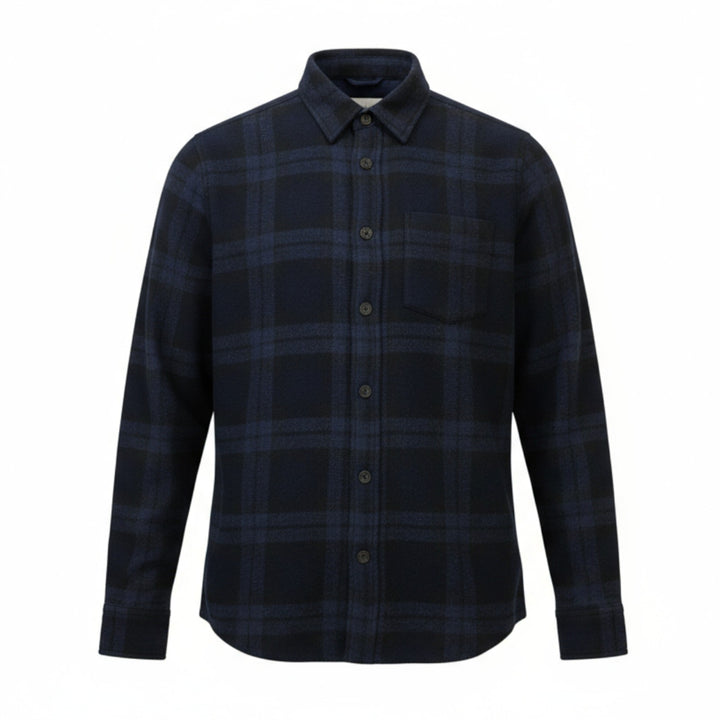 MEN'S BLUE PADDED SHIRT