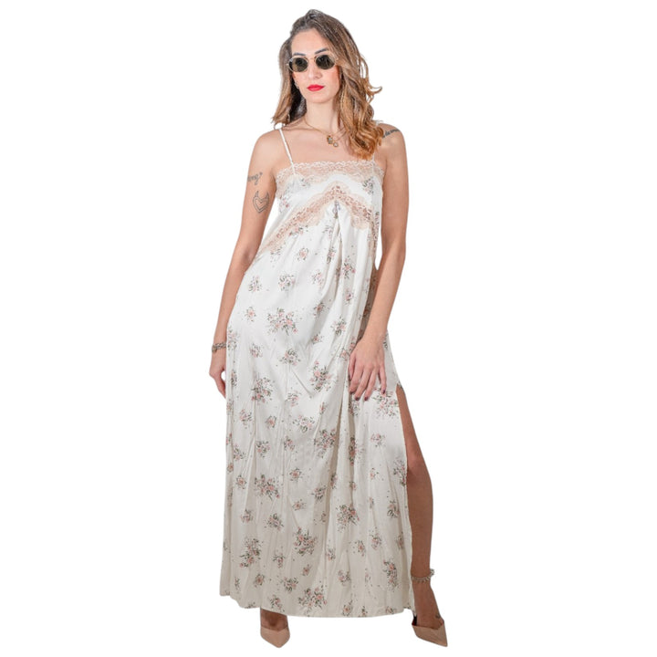 LONG DRESS LEONIE POPPY SILK