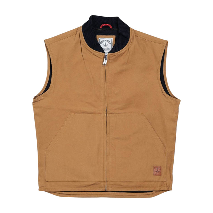 WORK VEST COGNAC