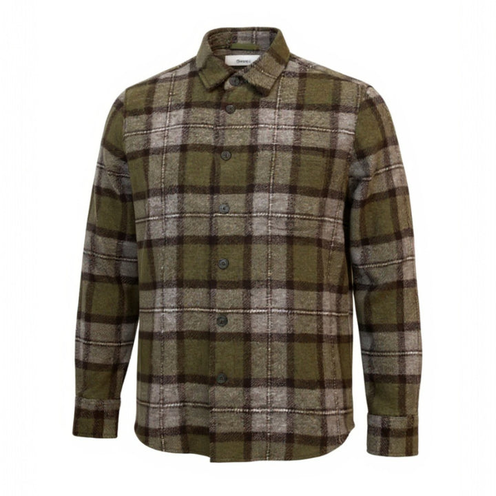 MEN'S GREEN PADDED SHIRT