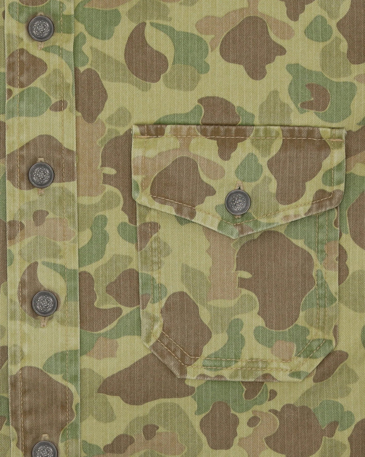 Kenny Overshirt Camouflage in Cotone