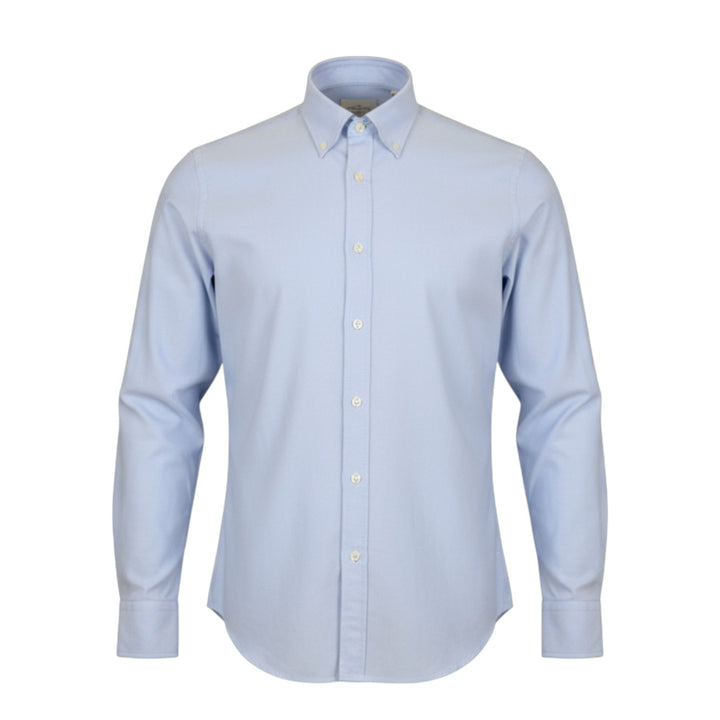 CAMICIA OXFORD BOTTON DOWN CELESTE