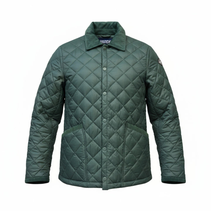 GREEN QUILTED JACKET
