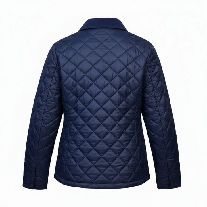 BLUE QUILTED JACKET