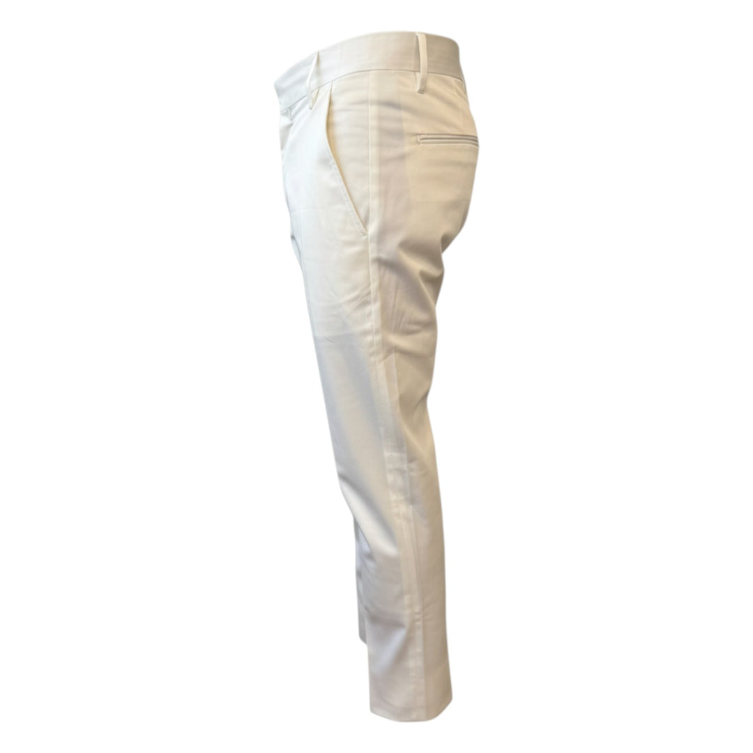 Pantalone Tasche America Slim Corto Off White