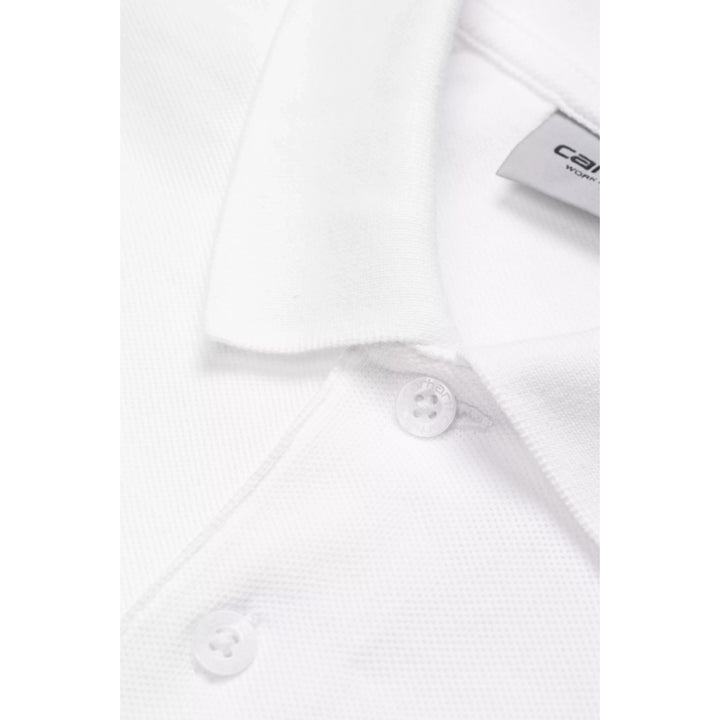 S/S Chase Pique Polo White / Gold
