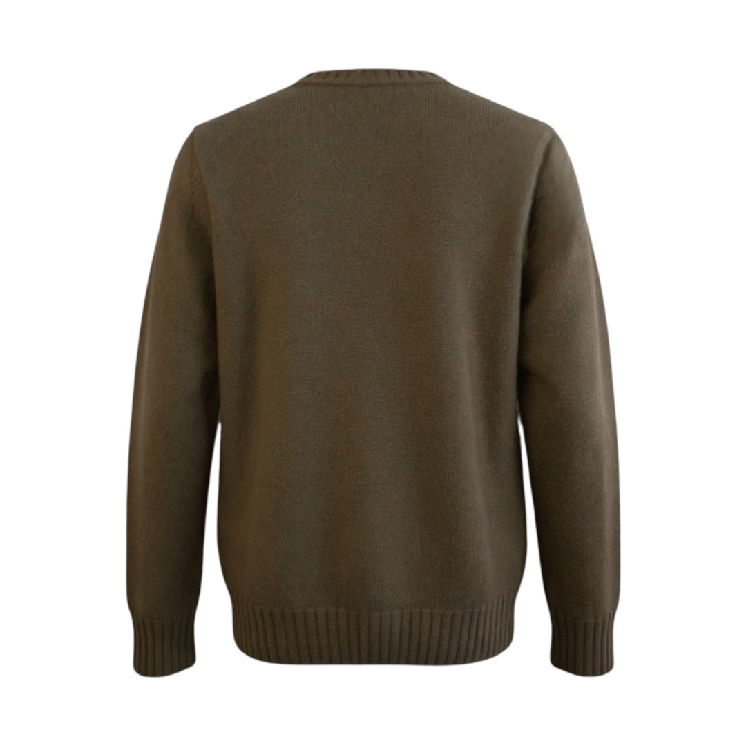 GIROCOLLO IN LANA VERDE