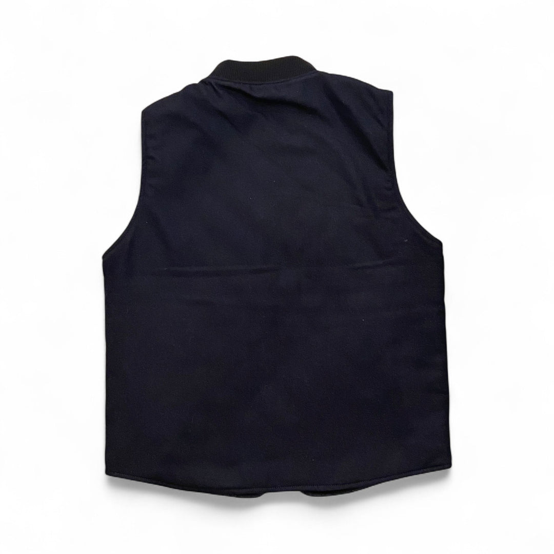 WOOL VEST REVERSIBILE OWL NAVY