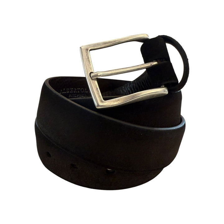 DARK BROWN SUEDE BELT