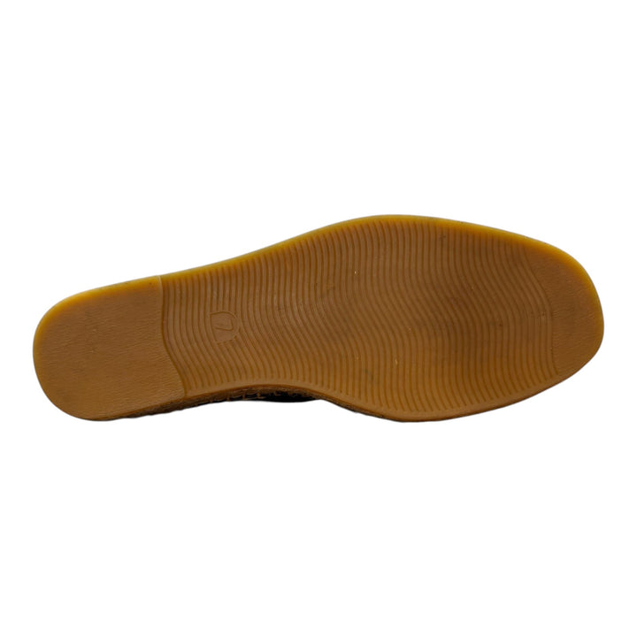 Espadrillas Vera Pelle Scamosciata Suola Gomma Blu Navy
