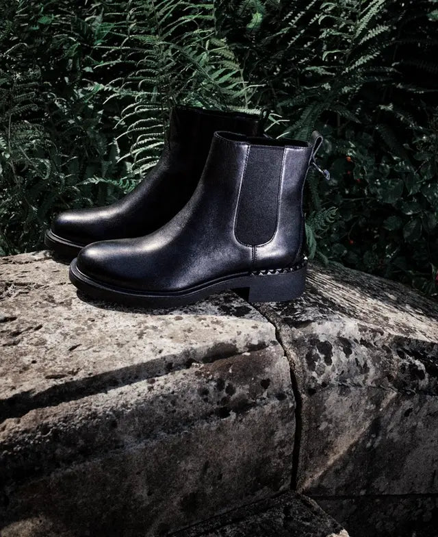 Ash wino studded leather chelsea deals boots