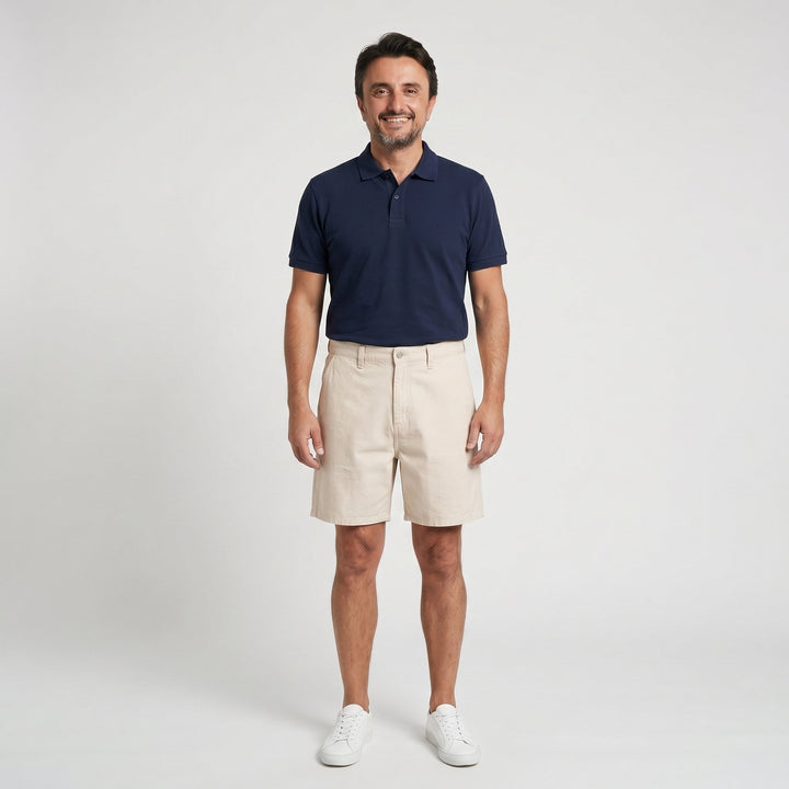 Carhartt Wip Single Knee Short Wax Bianco - foto 1
