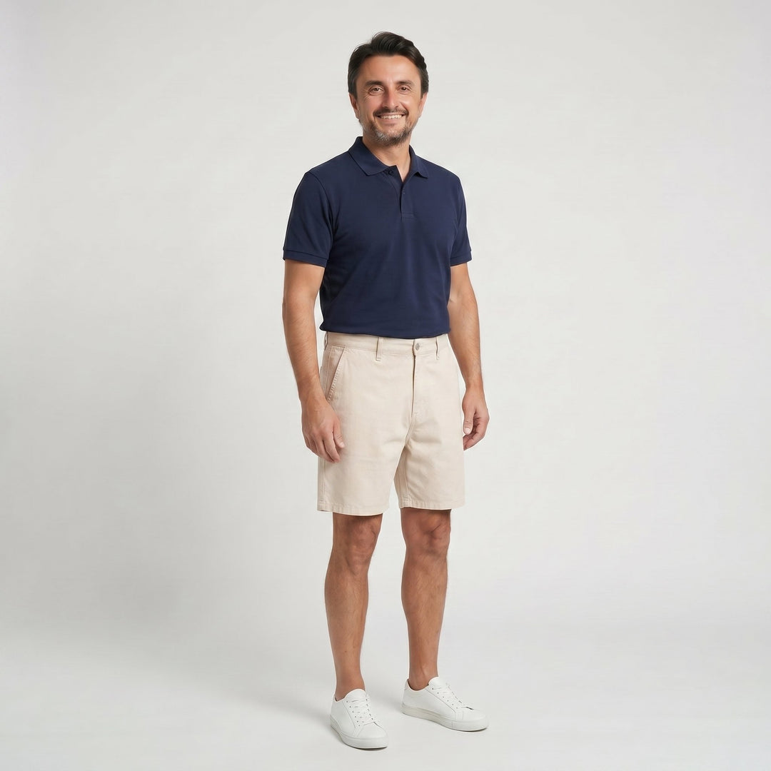 Carhartt Wip Single Knee Short Wax Bianco - foto 2