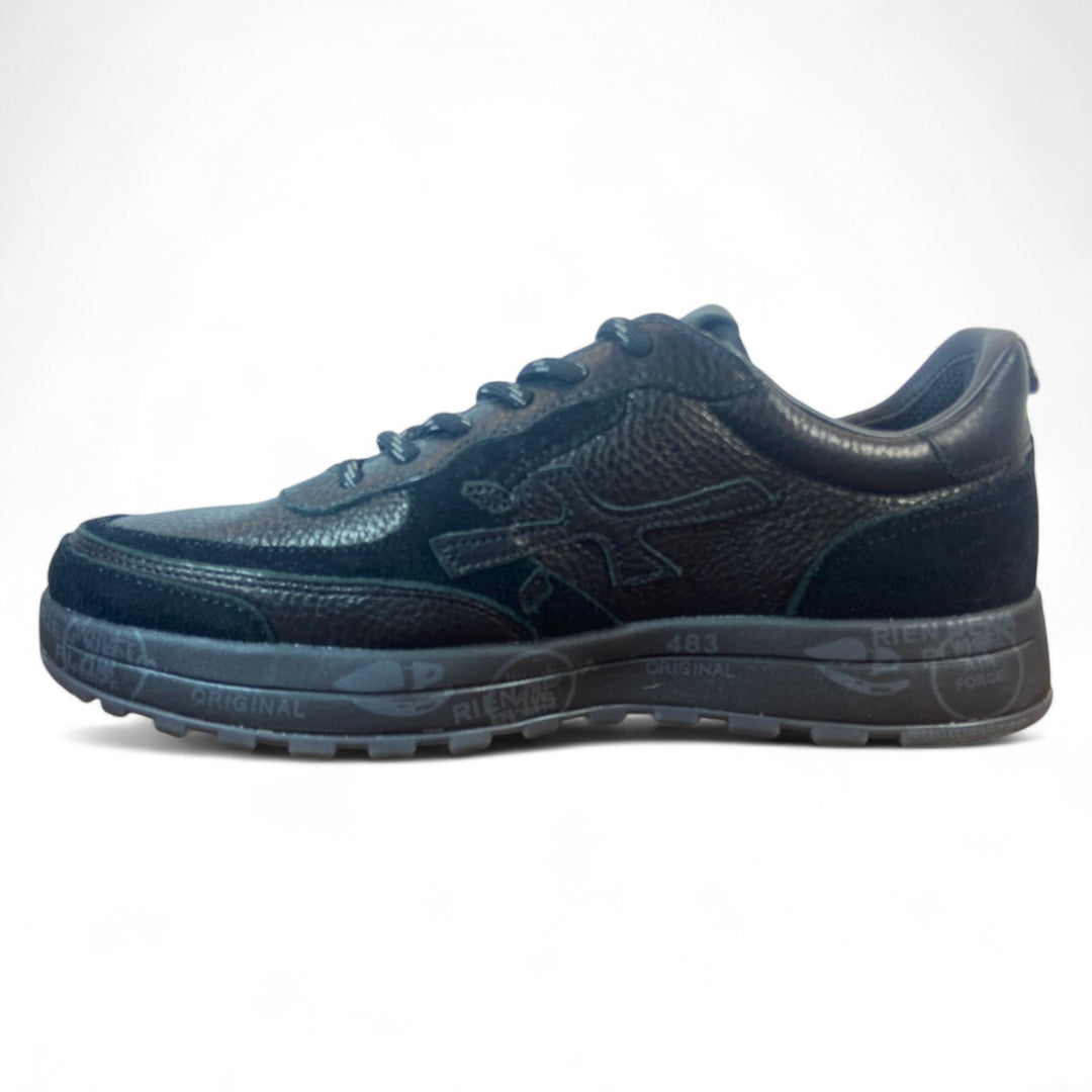 Sneakers Uomo in Pelle Nera NOUS Nero 7732