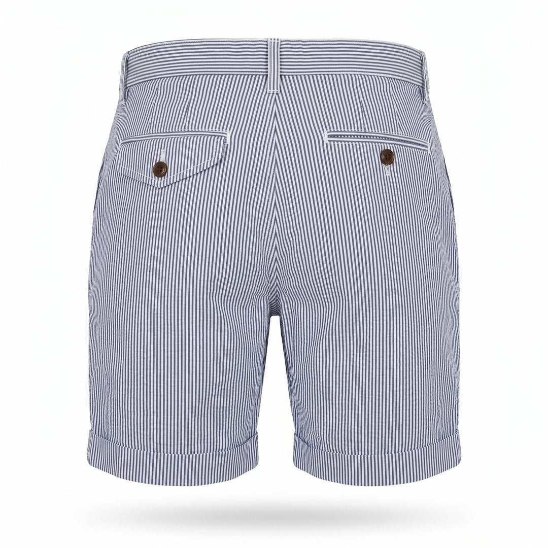 Chesapeake's Seersucker Boat Short Mantucket Navy Blu - foto 2