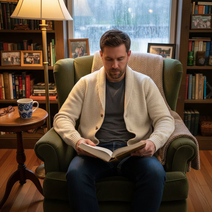 CARDIGAN LANA VERGINE BIANCO