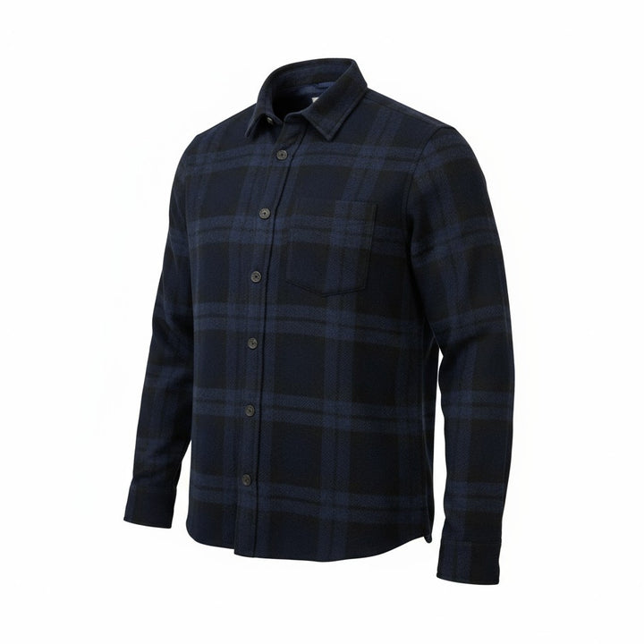 MEN'S BLUE PADDED SHIRT