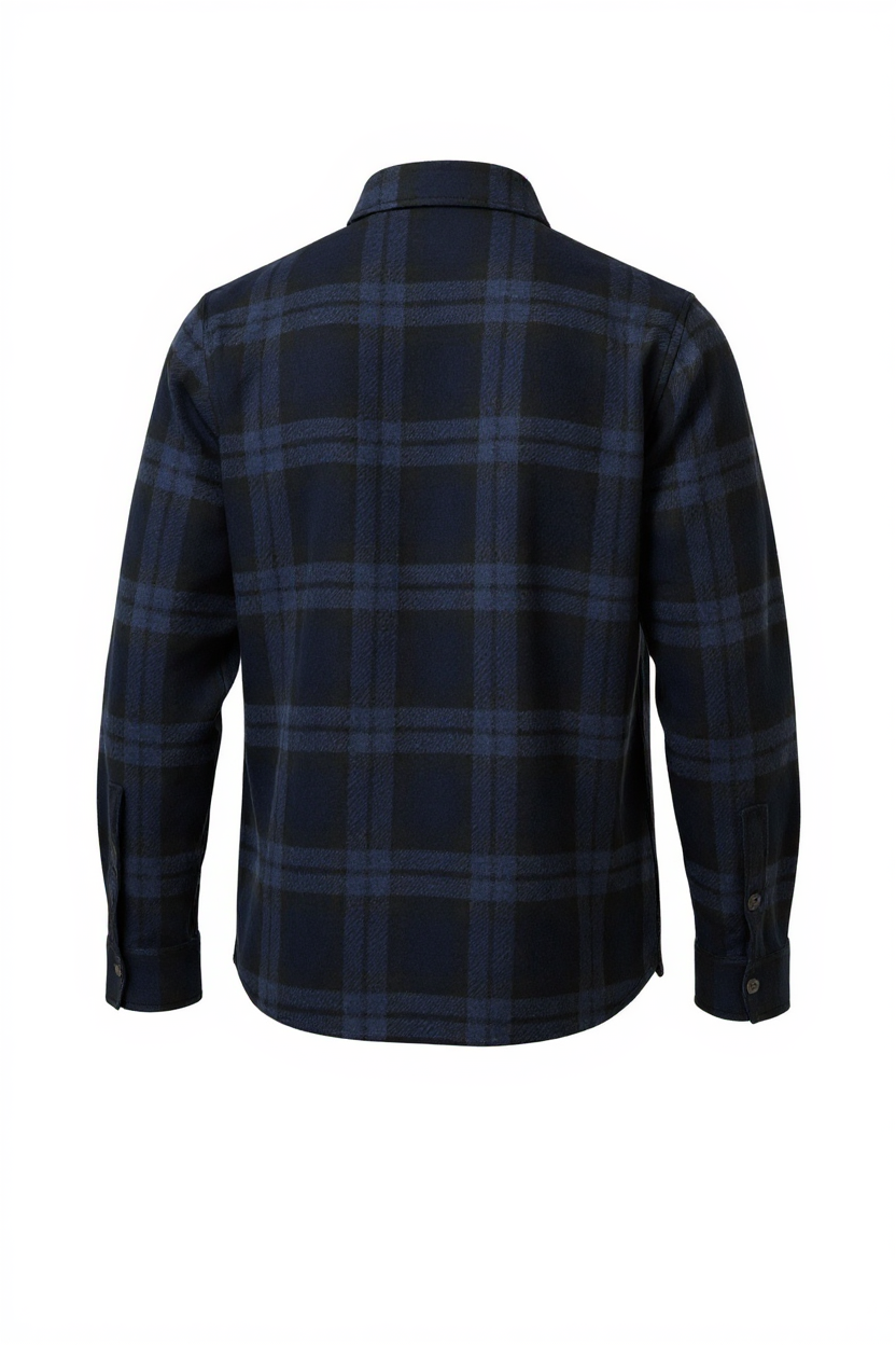 MEN'S BLUE PADDED SHIRT