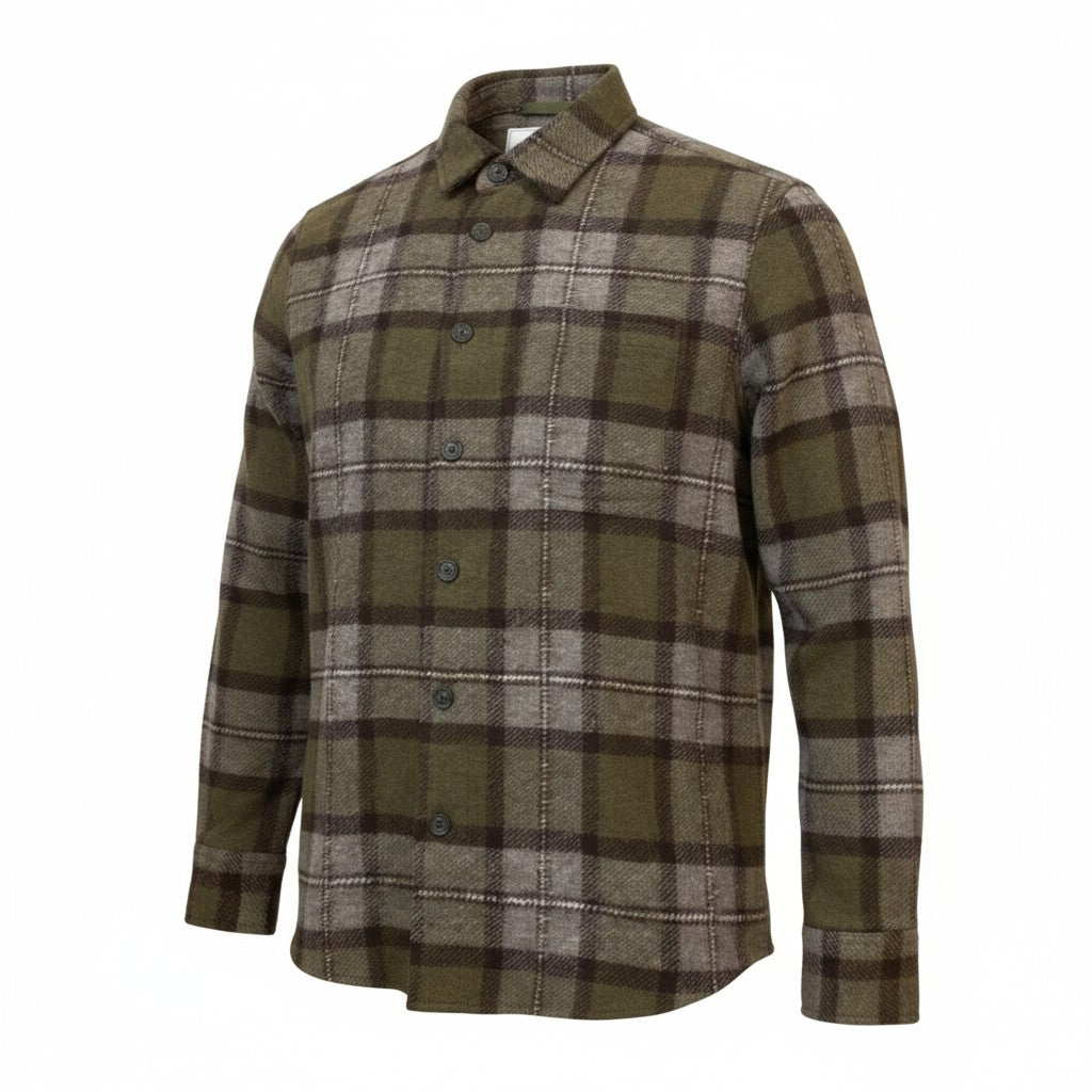 MEN'S GREEN PADDED SHIRT