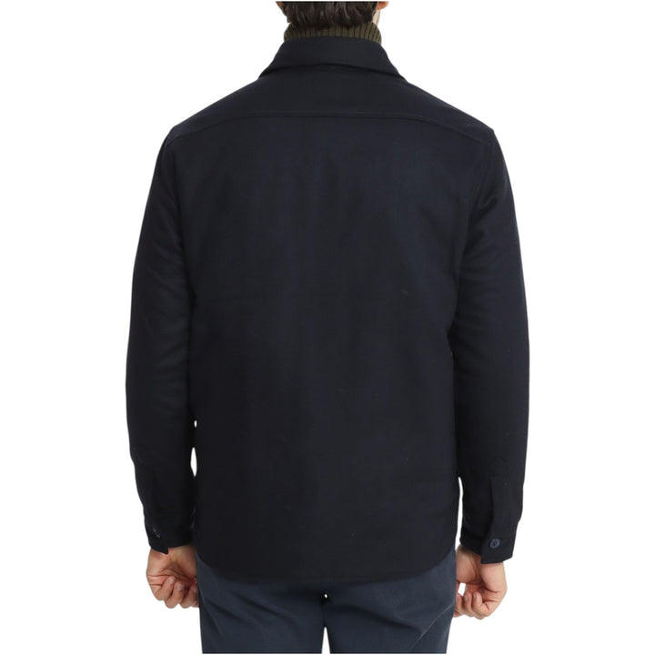 WOOL SHIRT TRAPUNTA HUNTER BLU
